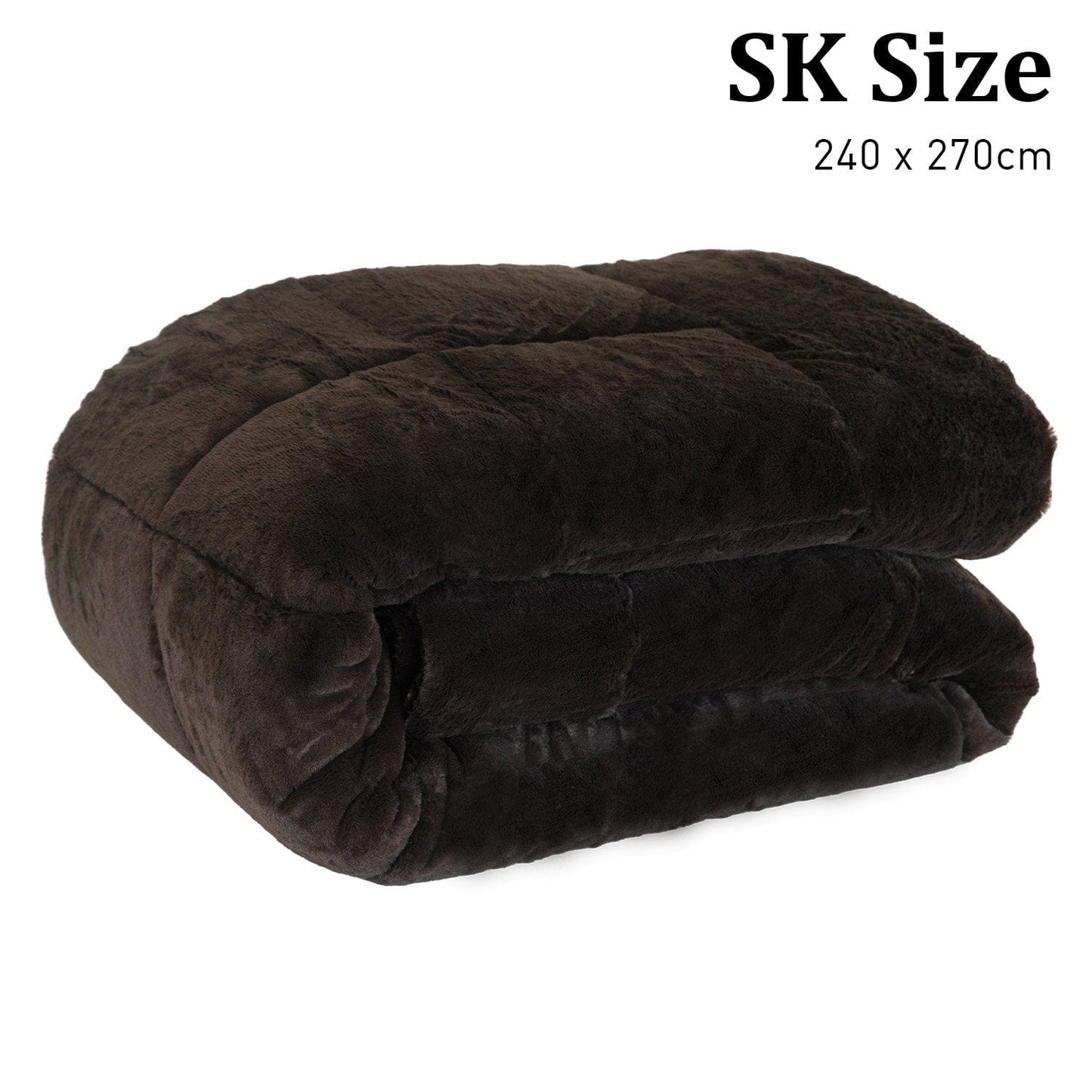 Faux Mink Comforter Quilt Doona Duvet 800GSM - Queen