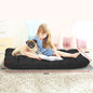 Adjustable  Floor Gaming Lounge Line  Chair 100 X 50 X 12Cm - Black