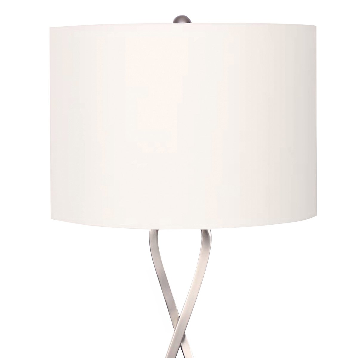 Contemporary Brilliance Nickel Finish Table Lamp