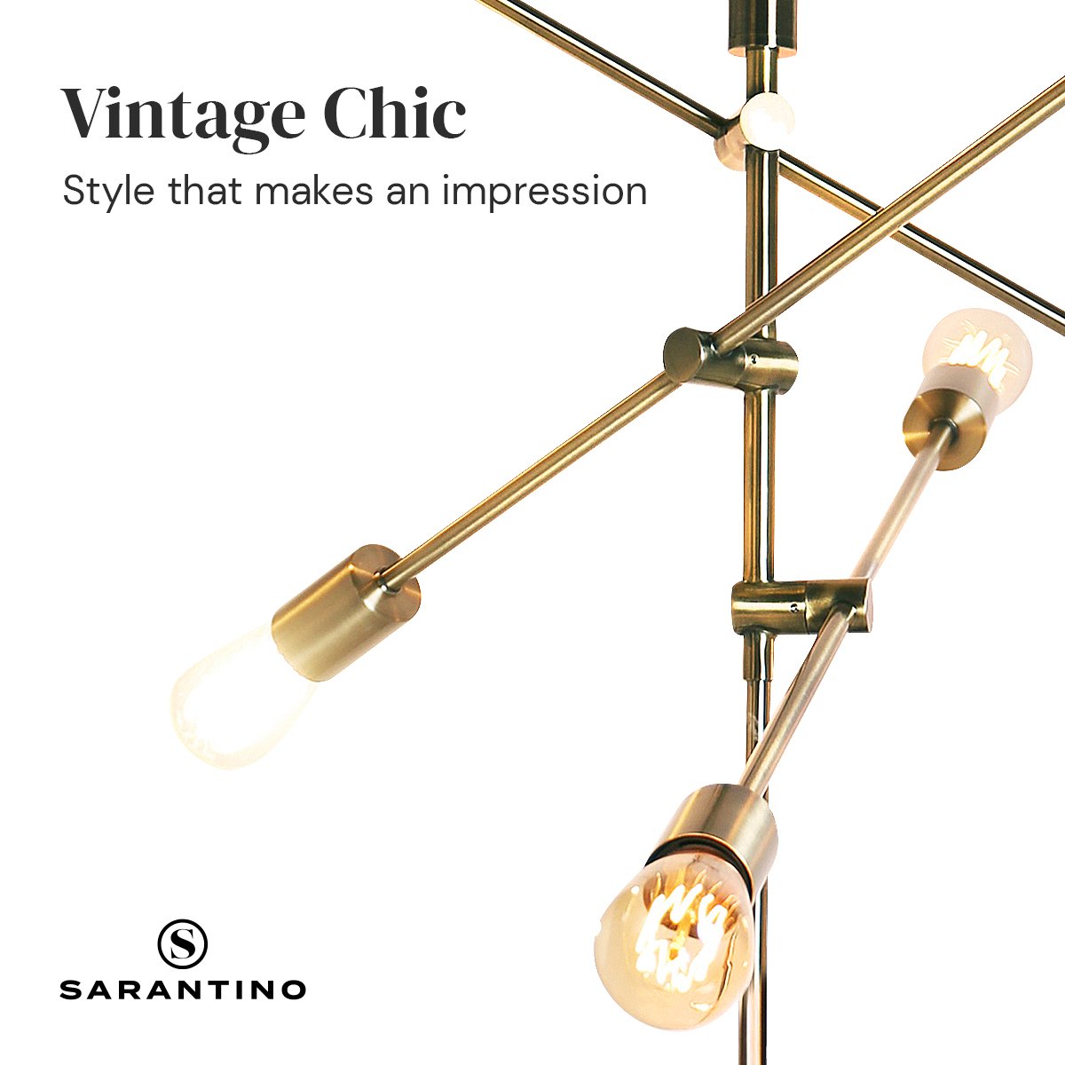 6-Light Metal Sputnik Floor Lamp