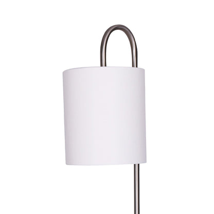 Metal Floor Lamp with Glass Shelves