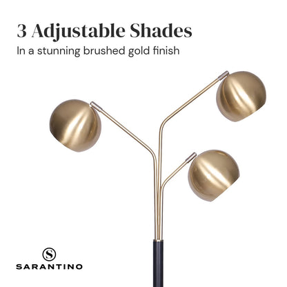 Adjustable 3-Arm Arc Lamp