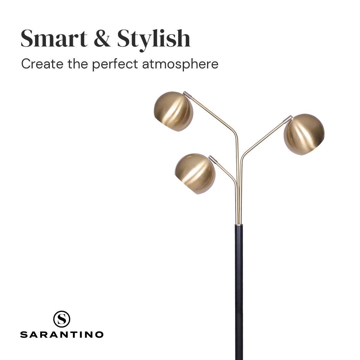 Adjustable 3-Arm Arc Lamp