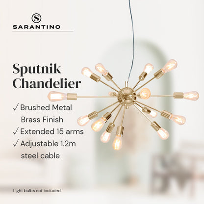 15-Light Hanging Chandelier