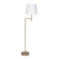 Metal Floor Lamp - Antique Brass