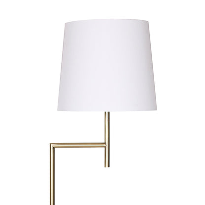 Metal Floor Lamp - Antique Brass