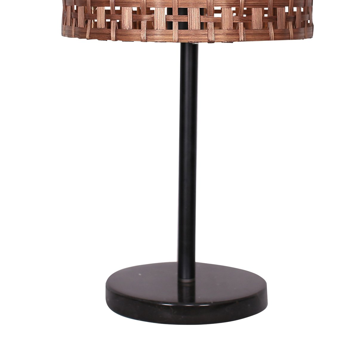 Natural Glow Rattan Desk Lamp