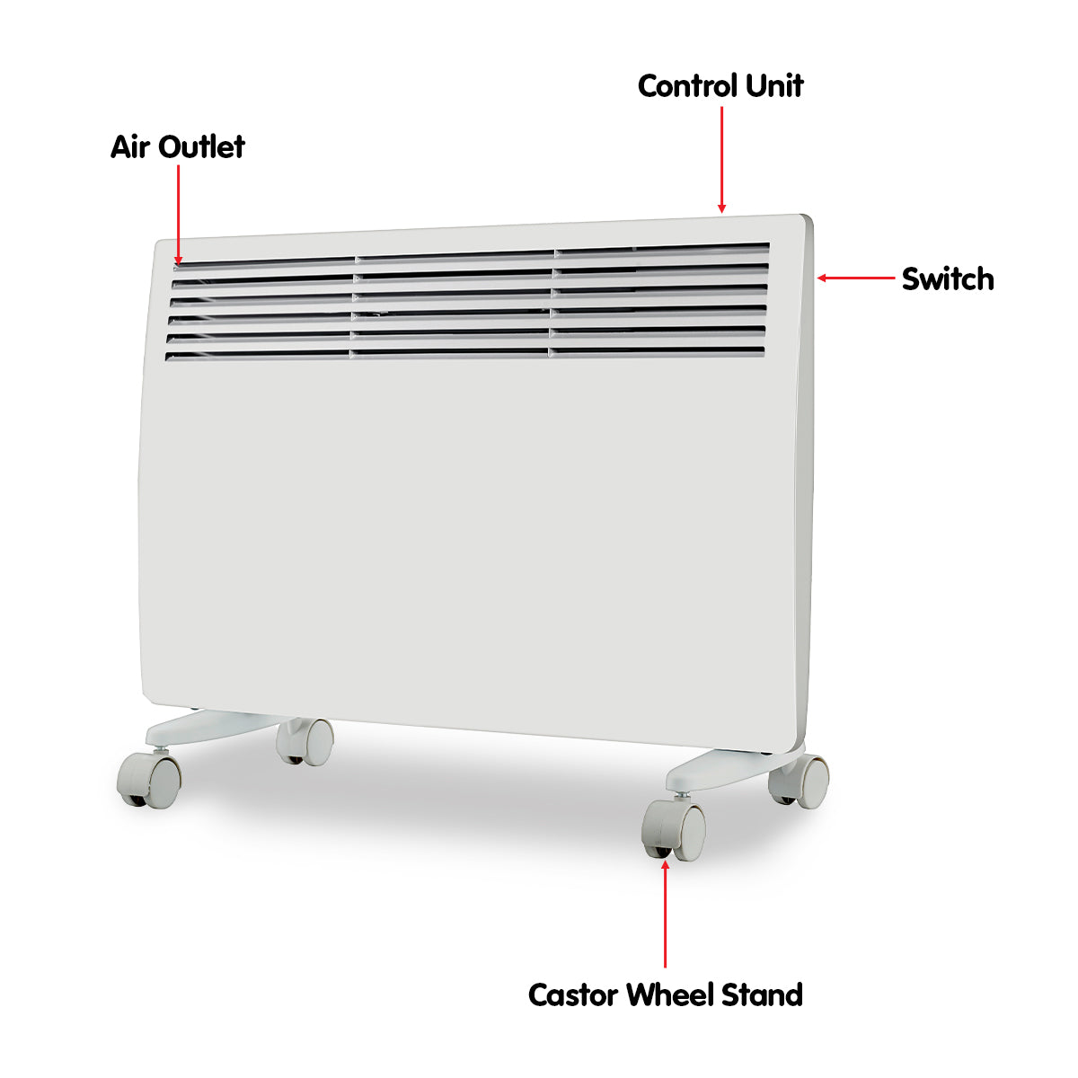 Ndm-15wt 1500w electric panel heater