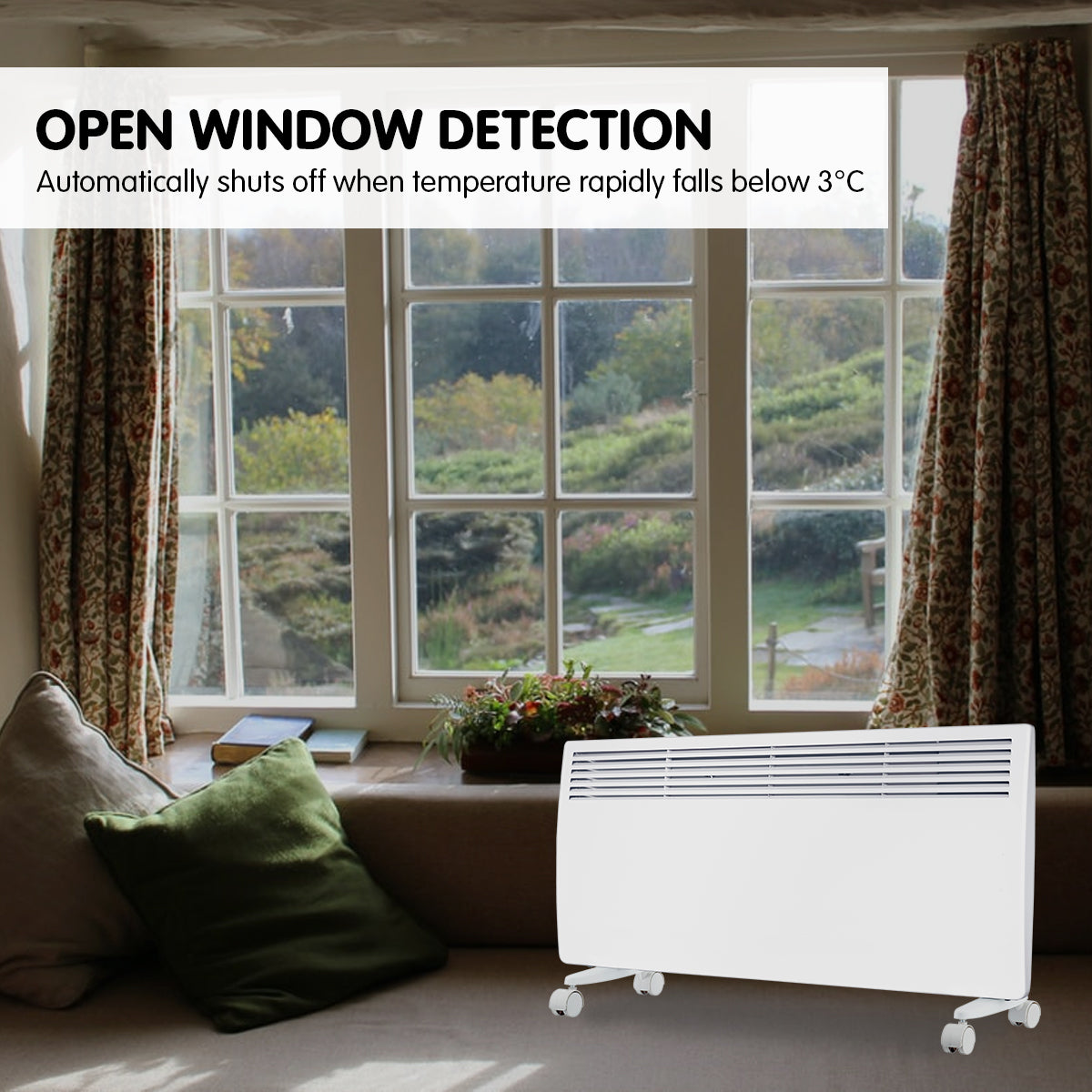Dm-24wt 2400w electric panel heater