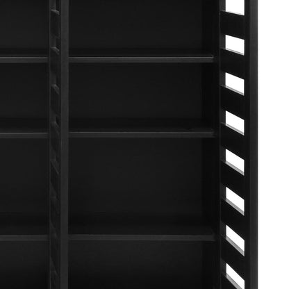 Organize Your Shoes with a Sleek 30-Pair Shoe Rack in Black