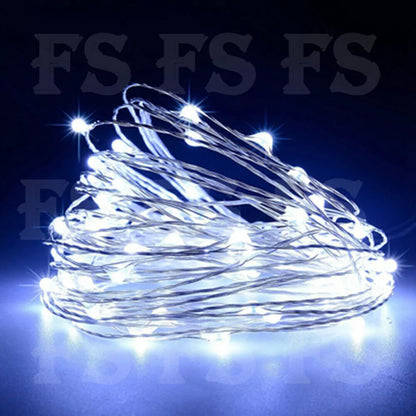 20-100 LED BATTERY POWERED STRING FAIRY LIGHTS COPPER WIRE WATERPROOF