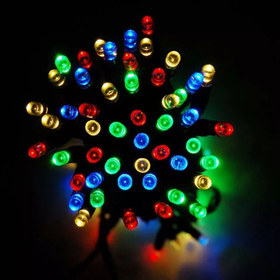 Solar LED Icicle String Lights 200-1000 LEDs 8 Function Garden Outdoor Christmas