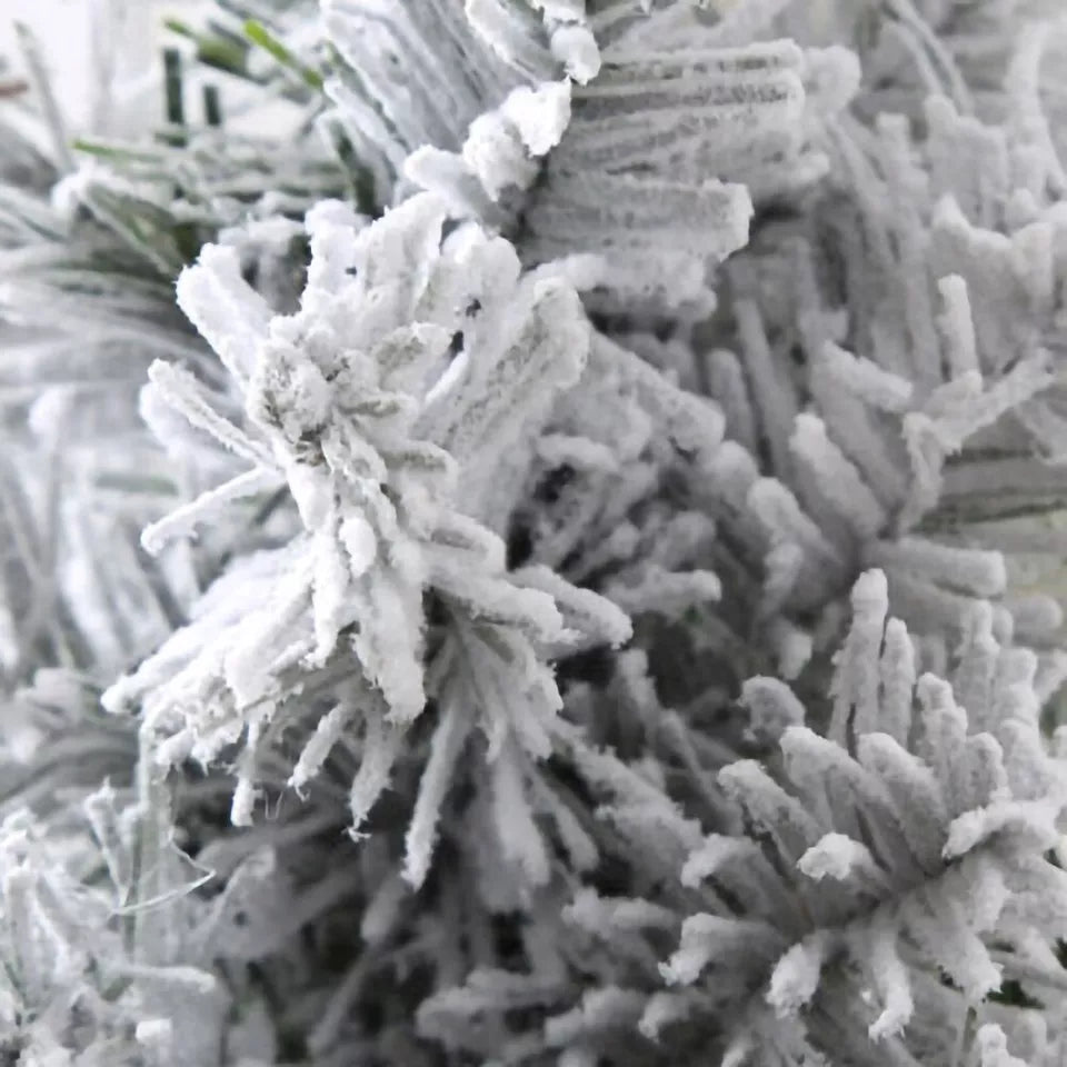 Small Mini Christmas Tree Snow Flocked Xmas Tree Tabletop Artificial Ornament