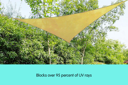 Wallaroo Triangular sail: 3.6 x 3.6 x 3.6m - Sand