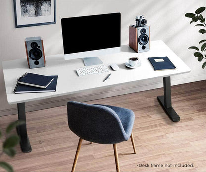 Standing Desk Top with Drilled Hole White 150x75cm