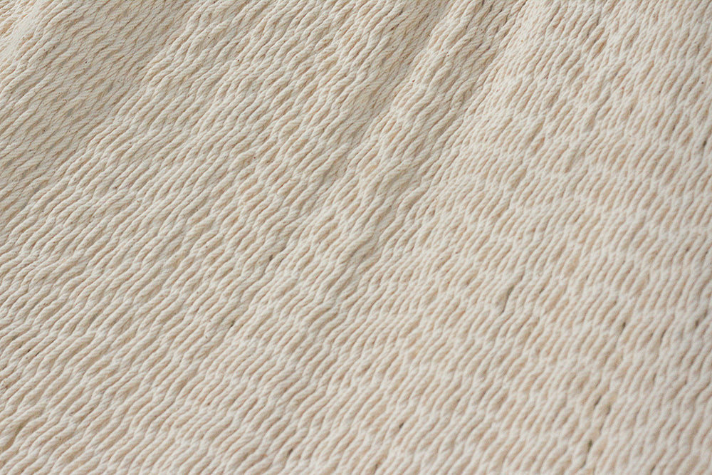 Cotton Hammock With Crocheted Tassels - Queen Size Marble