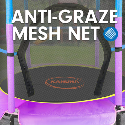 Kahuna Mini 4.5ft Trampoline Blue Purple