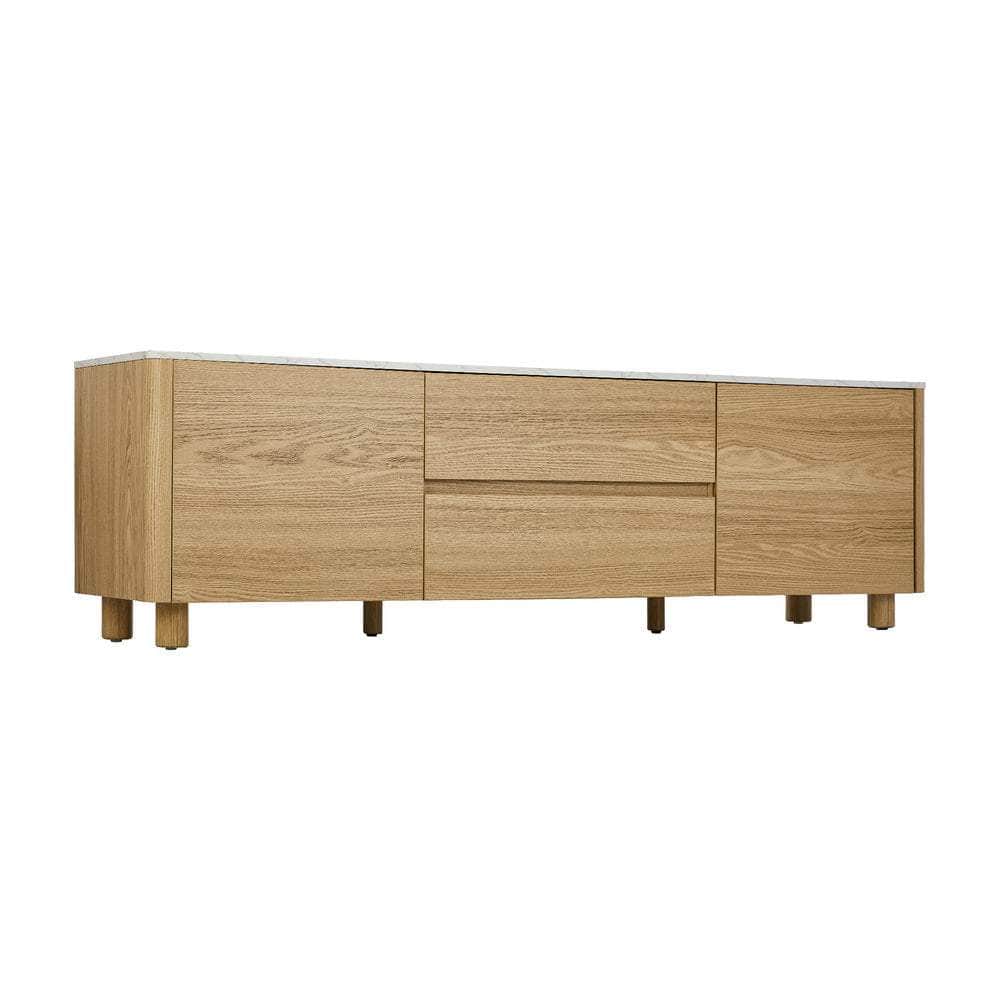 TV Cabinet Entertainment Unit Stand 160cm Natural