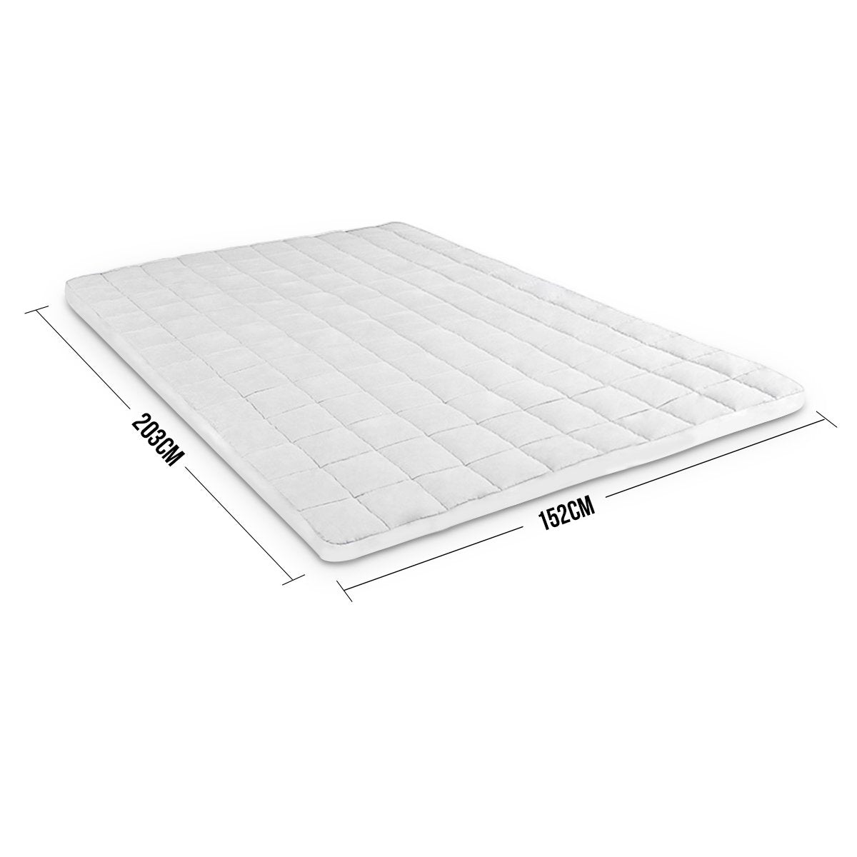 Laura Hill Weighted Blanket Heavy Kids Quilt Doona 5Kg - White