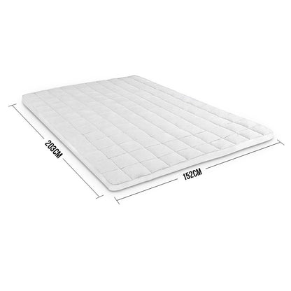 Laura Hill Weighted Blanket Heavy Kids Quilt Doona 5Kg - White