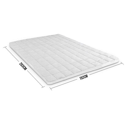 Laura Hill Weighted Blanket Heavy Kids Quilt Doona 7Kg - White