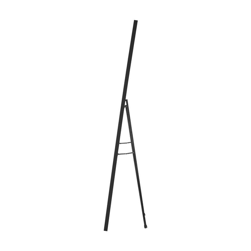 Wooden Full Length Mirror Rectangle 166x60cm Black