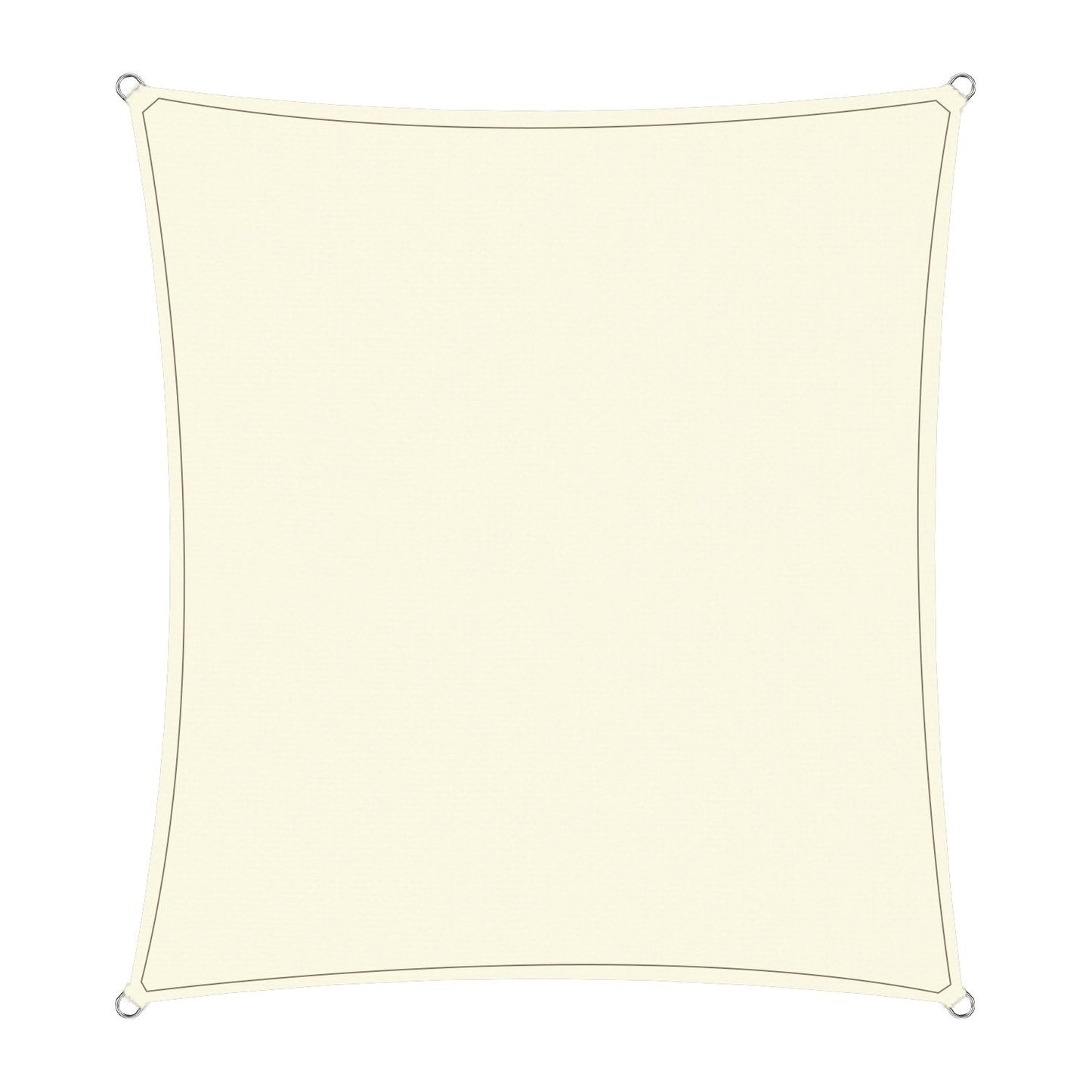 Waterproof Outdoor Shade Sail Canopy Sun Cloth  Square 4x4M