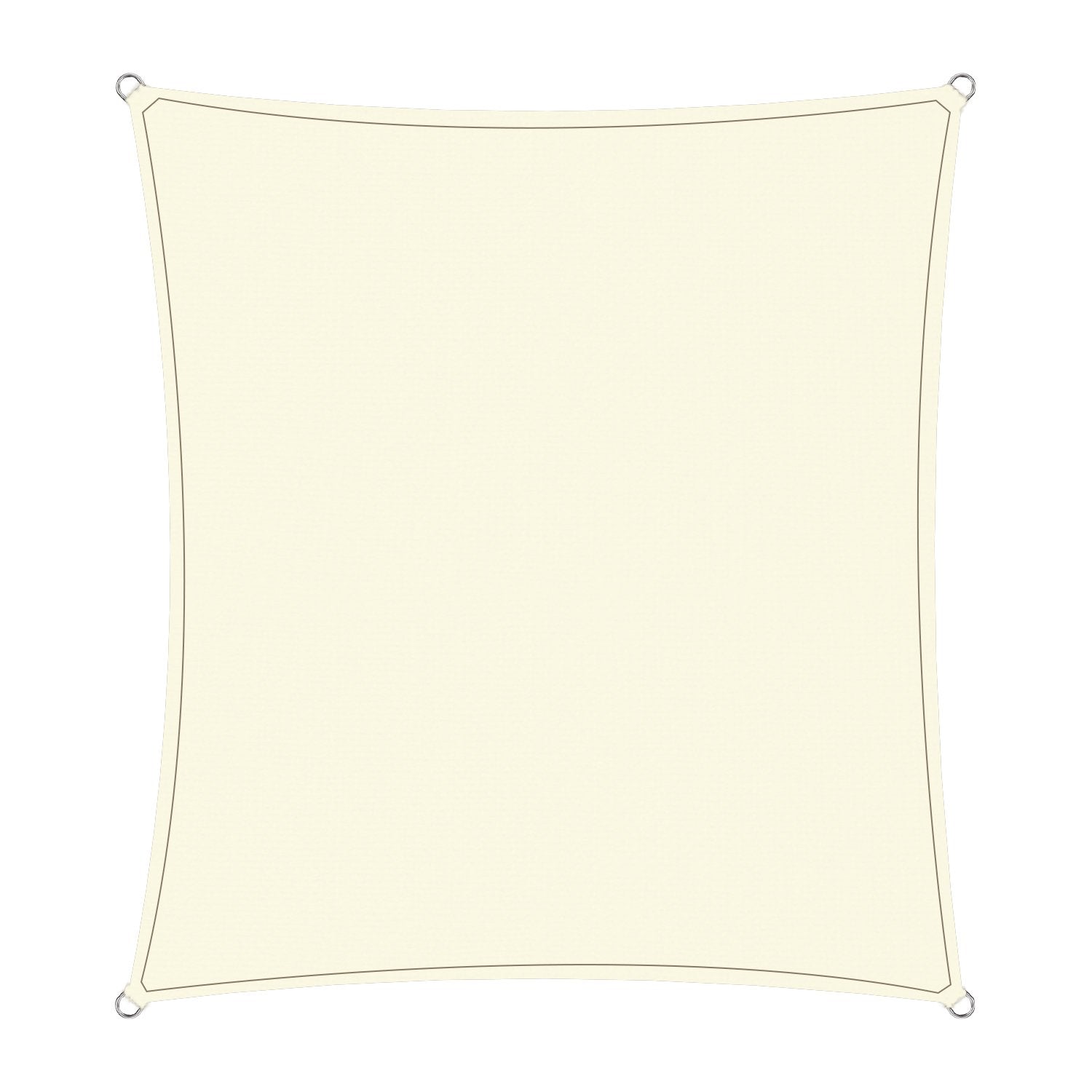 Waterproof Outdoor Shade Sail Canopy Sun Cloth  Square 4x4M