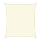 Waterproof 160GSM Outdoor Sun Shade Sail Canopy Cream Square 6 x 6m